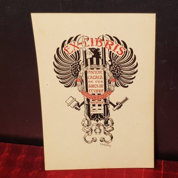 EX LIBRIS INSTITUT CATALÀ DE LES ARTS DEL LLIBRE.