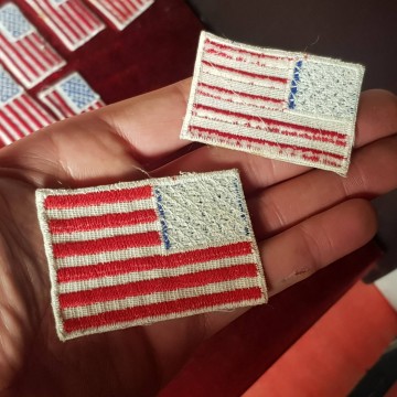 LOTE 7 PARCHES BANDERA USA.