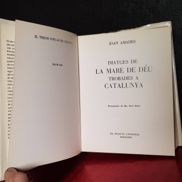 IMATGES DE LA MARE DE DÉU TROBADES A CATALUNYA, JOAN AMADES.