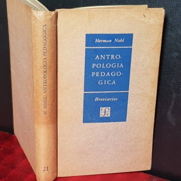 ANTROPOLOGÍA PEDAGÓGICA, HERMAN NOHL.