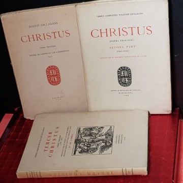 CHRISTUS, AGUSTÍ ESCLASANS (FIRMAT).