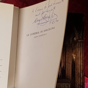 LA CATEDRAL DE BARCELONA, ÀNGEL FÀBREGA I GRAU (FIRMADO).