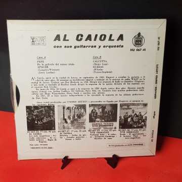 Vinilo single al Caiola con sus guitarras y orquesta