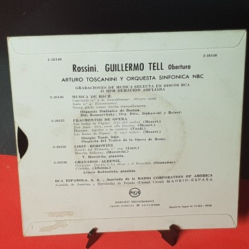 Vinilo single Guillermo Tell obertura Rossini 2 €