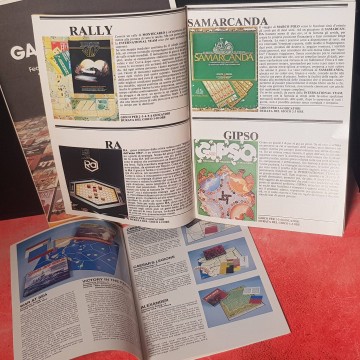 Lote 3 catálogos de juegos de mesa años 80.