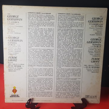LP George Gershwin un americano en París sí Rapsodia en Blue 0. 50 €