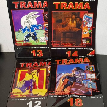 Lote 4 fanzines Trama.