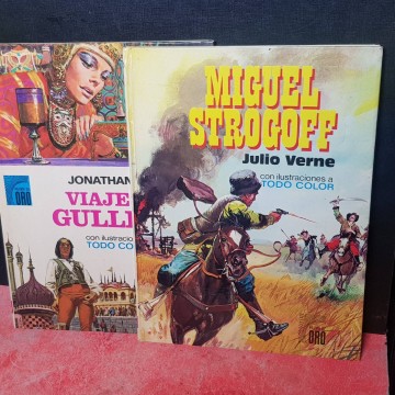 Miguel Strogoff y viajes de Gulliver.