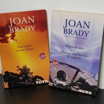 Lote 2 novelas de Joan Brady.
