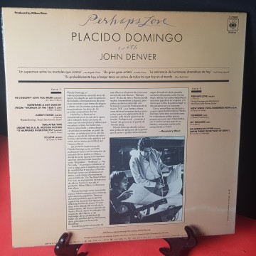 Plácido Domingo y John Denver Annie's song Perhaps Love LP 1, 50 €