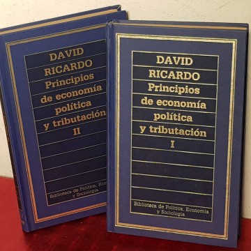 Principios de economía política y tributación David Ricardo.