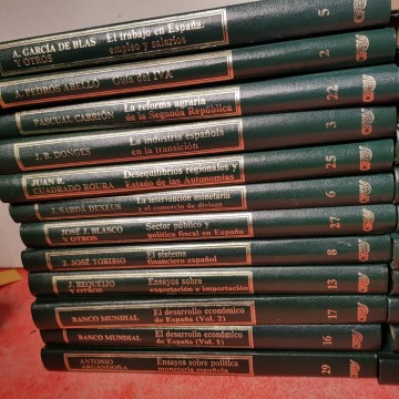 Lote 25 libros de Economía.