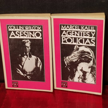 Lote 2 novelas policiacas.