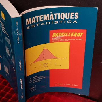 Matemàtiques estadística, Batxillerat.