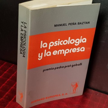 La psicología y la empresa, Manuel Peña Baztan.