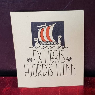 Ex Libris Hjordis Thinn.