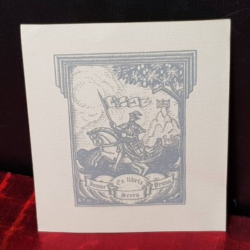 Ex Libris Jaume Serra Pruna.