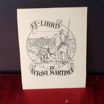 Ex-Libris d'Antoni Martínez.