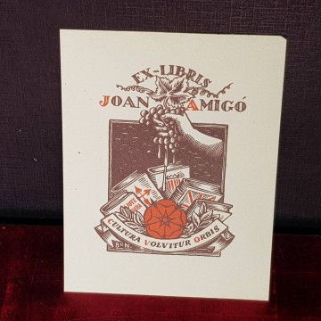 Ex-libris Joan Amigó.
