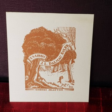 Ex-libris J.L. Dalmau Soler.