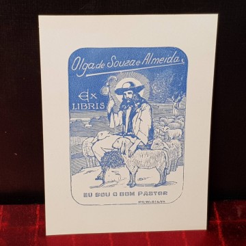 Ex-libris Olga de Souza e Almeida.
