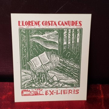 Ex-Libris Llorenç Costa Canudes.