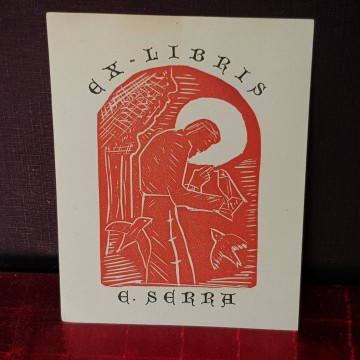 Ex-libris E. Serra.