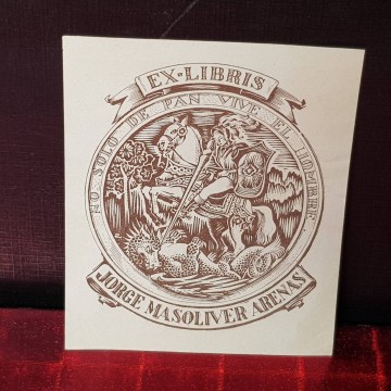 Ex-libris Jorge Masoliver Arenas.