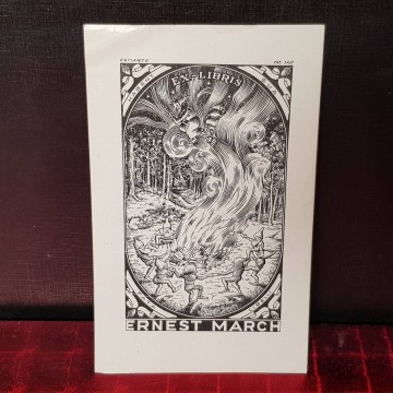 Ex-libris Ernest March.