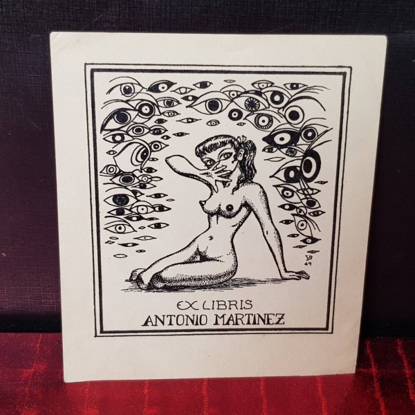 Ex libris Antoni Martínez. Ex libris Antoni Martínez.