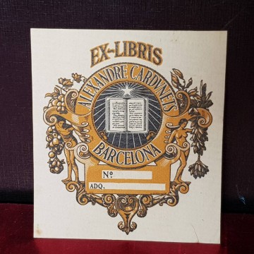 Ex-libris Alexandre Cardunets.