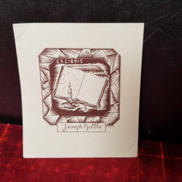 Ex-libris Joseph Batlle.