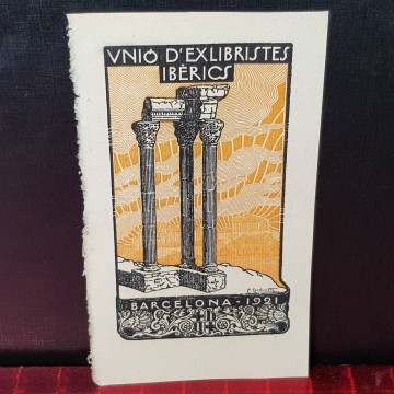 Ex-libris Unió d'exlibristes ibèrics.