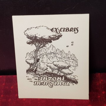 Ex-libris Antoni Martínez.