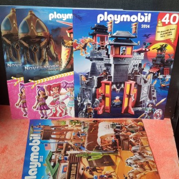 Lote 4 catálogos Playmobil.