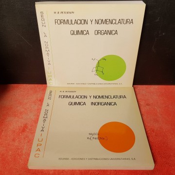 Formulación y nomenclatura Química orgánica e inorgánica.