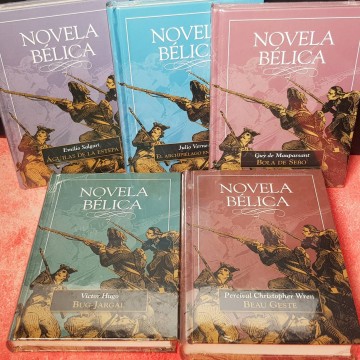 Lote 5 novelas bélicas nuevas.