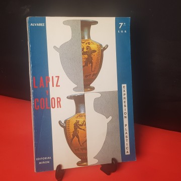 Lápiz y color, libro escolar años 70..