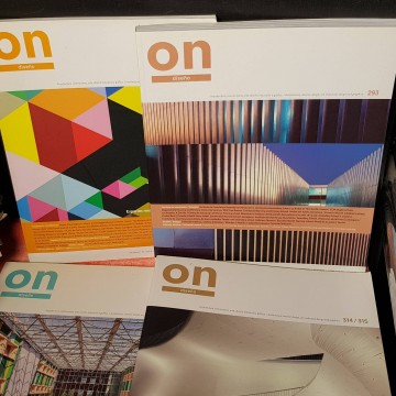 Lote 4 revistas de arquitectura On Diseño.