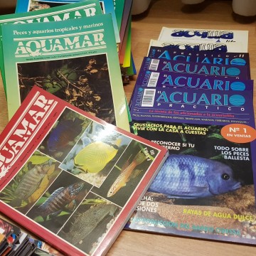 Lote 42 revistas de acuariofilia.