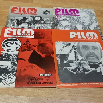 Lote 4 primeros números revista de cine Film Guia.