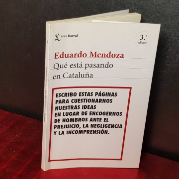 Qué está pasando en Cataluña, Eduardo Mendoza.