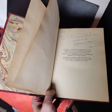 Discursos, Joaquín Buxó de Abaigar (firmado).