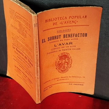 El sorrut benefactor - L'avar, Carlo Goldini.