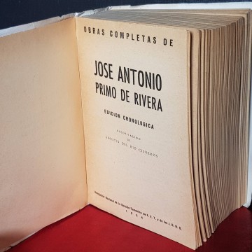 José Antonio Primo de Rivera, obras completas.