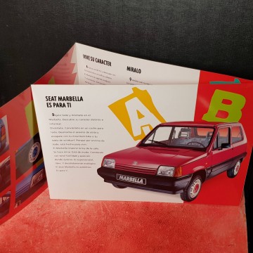 Folleto Seat Marbella.