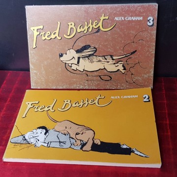 Lote Fred Basset, Alex Graham, nº 2 y 3.