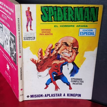 Spiderman 28 Misión: aplastar a Kingpin.