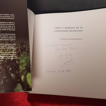 Vinos y bodegas de la Comunidad Valenciana, Aurelio Vicente Abad (firmado).