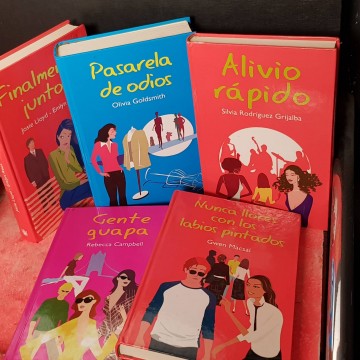 Lote 5 novelas románticas - juveniles.